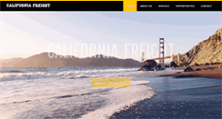 Desktop Screenshot of calfreight.com